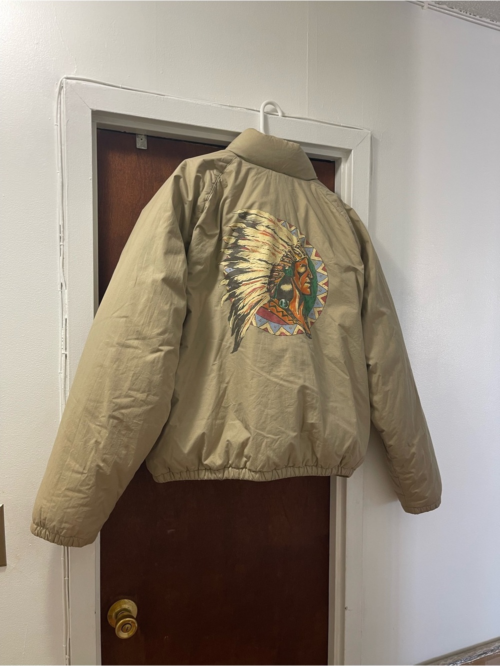Polo Ralph Lauren Indian Head coat xl p-wing snowbeach ski 1992 bear
